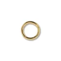 (image for) Gold Plate - 8mm Closed Jump Ring * 10 Pieces