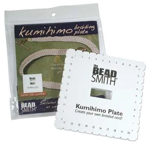 (image for) 6" Square Kumihimo Plate with Instructions