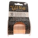 (image for) Tarnish Resistant Wire - 20 Gauge Rose Gold * 15 Yard Spool