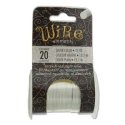 (image for) Tarnish Resistant Wire - 20 Gauge. Silver * 15 Yard Spool