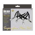 (image for) 4 Piece Black Plier Set w/ Case
