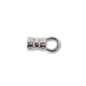 (image for) Silver Plate - Medium Cord End * 6 Pieces