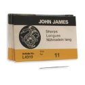 (image for) John James Sharps Needles Size 11 * 25 Needles