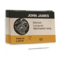 (image for) John James Sharps Needles Size 11 * 25 Needles