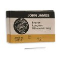 (image for) John James Sharps Needles Size #12 * 25 Needle Package