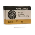 (image for) John James Sharps Needles Size #12 * 25 Needle Package