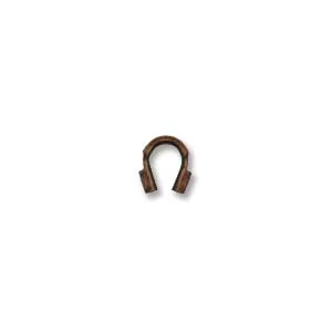 (image for) Antique Copper Plate - Wire Protectors * Pack of 10