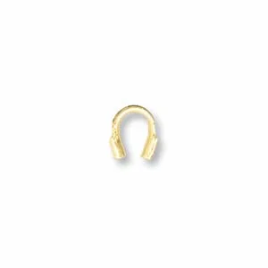 (image for) Gold Finish - Wire Protectors, 4mm Inner Diameter .024 Inch * 12 Pieces
