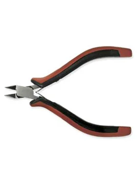 (image for) Super-Fine Ergo Side Cutter, Red & Black Handles