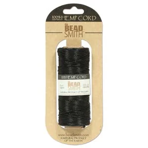 (image for) Hemp 10lb Test Strength. 50 gram Spool. 394 Feet. Black