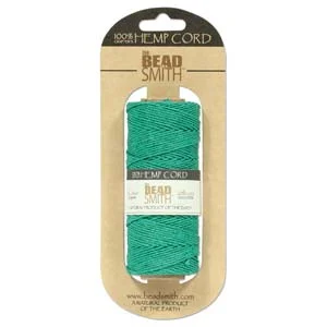 (image for) Hemp 20lb Test-50 gram Spool Dark Green
