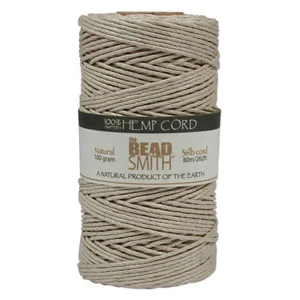 (image for) Hemp 36lb Test-100 gram Spool Natural