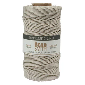 (image for) Hemp 48lb Test-100 Gram Spool NATURAL * 197 Foot Spool