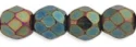 (image for) Czech Fire Polish 4mm-Iris Green