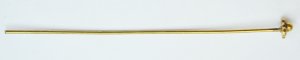 (image for) Handmade Java Brass Head Pin with Flower Petal End * 20 Pieces