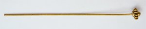 (image for) Handmade Java Brass Head Pin with Coil and Ball * 20 Pieces