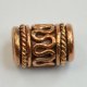 Handmade Java Copper Spiral and Twist Wire Design Tube Bead * 5 Beads (image for) Handmade Java Copper Spiral and Twist Wire Design Tube Bead * 5 Beads