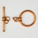 (image for) Handmade Java Copper 18mm Toggle Set * 4 Sets