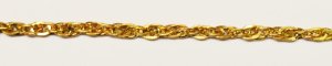 (image for) Handmade Java Brass Chain-Faceted Rope Chain
