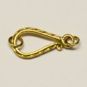 (image for) Handmade Java Brass Twisted Large Hook & Eye