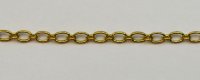 (image for) Handmade Java Brass Chain-Flat Oval Chain