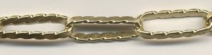 (image for) Handmade Java Brass-Thick Zig-Zag Edge Chain