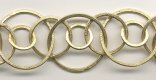 (image for) Handmade Java Brass-Large Hammered Double Chain