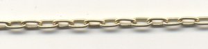 (image for) Handmade Java Brass-Small Rectangular Cable Chain