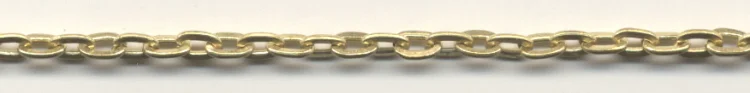 (image for) Handmade Java Brass-Flattened Small Link Chain