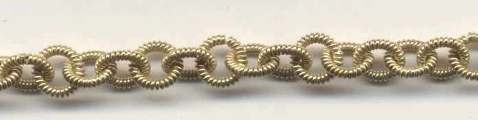(image for) Handmade Java Brass-Coiled Cable Chain
