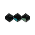(image for) Preciosa Crystal-3mm Bicone Jet AB * 144 Pieces