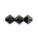 (image for) Preciosa Crystal-4mm Bicone Jet Hematite * 144 Pieces