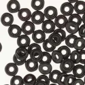(image for) Czech O Bead - Jet * 10 Grams