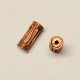 Handmade Java Copper 10mm Length Tube Beads with Scroll Design * 10 Beads (image for) Handmade Java Copper 10mm Length Tube Beads with Scroll Design * 10 Beads