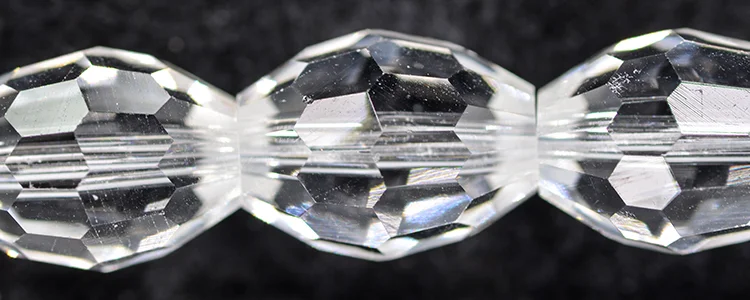 (image for) CRYSTAL 10mm x 13mm Oval Faceted Beads * 20 Beads