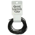 (image for) Black Greek Leather - 2mm Diameter Round - 5 Meters
