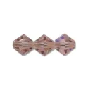 (image for) Preciosa Crystal-4mm Bicone Light Rose AB * 144 Pieces