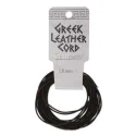 (image for) Dark Brown Greek Leather - 2mm Round - 5 Meters