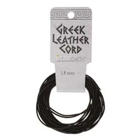 (image for) Dark Brown Greek Leather - 2mm Round - 5 Meters