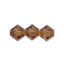 (image for) Preciosa Crystal-4mm Bicone Light Colorado Topaz * 144 Pieces