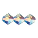 (image for) Preciosa Crystal-4mm Bicone Crystal AB2X Full Coat * 144 Pieces
