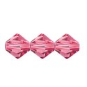 (image for) Preciosa Crystal-4mm Bicone Indian Pink * 144 Pieces