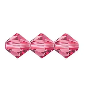 (image for) Preciosa Crystal-4mm Bicone Indian Pink * 144 Pieces