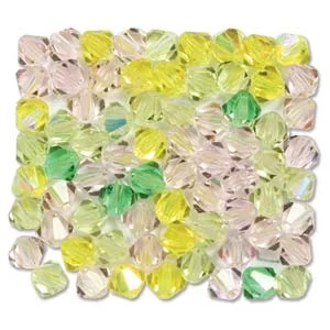 (image for) Preciosa Crystal-6mm Bicone Pink Lemonade Mix