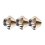 (image for) Preciosa Crystal-4mm Bicone Crystal Starlight Gold * 144 Pieces