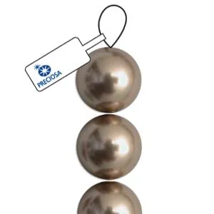 (image for) Preciosa Maxima Crystal Pearls-4mm Bronze * 31 Bead Strand