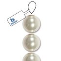 (image for) Preciosa Maxima Crystal Pearls-6mm White * 21 Bead Strand