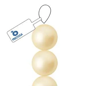 (image for) Preciosa Maxima Crystal Pearls-4mm Vanilla * 31 Bead Strand