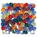 (image for) Preciosa Crystal-6mm Bicone Rainbow AB Mix * 72 Pieces