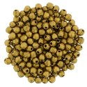 (image for) Czech Fire Polish 3mm-Matte Metallic Antique Gold